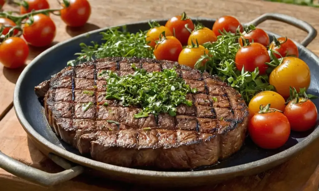 Asado al aire libre con ambiente acogedor