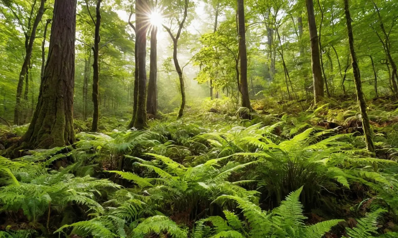 Selva vibrante, vida y luz en armonía