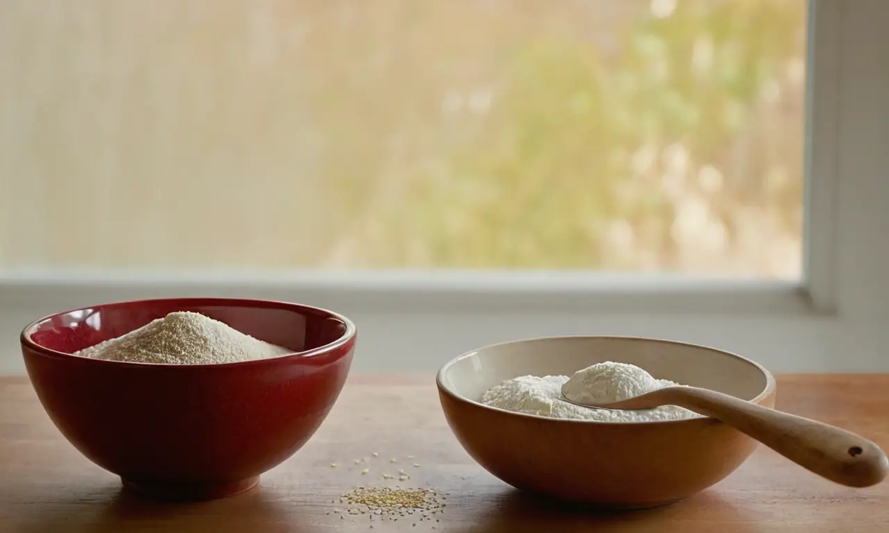 Cocina acogedora con ingredientes dispuestos armoniosamente
