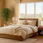 Dormitorio acogedor y cálido con detalles íntimos