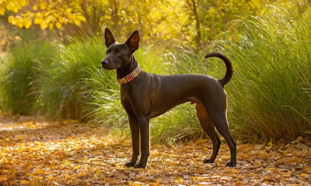 Xoloitzcuintli majestuoso irradia confianza y gracia
