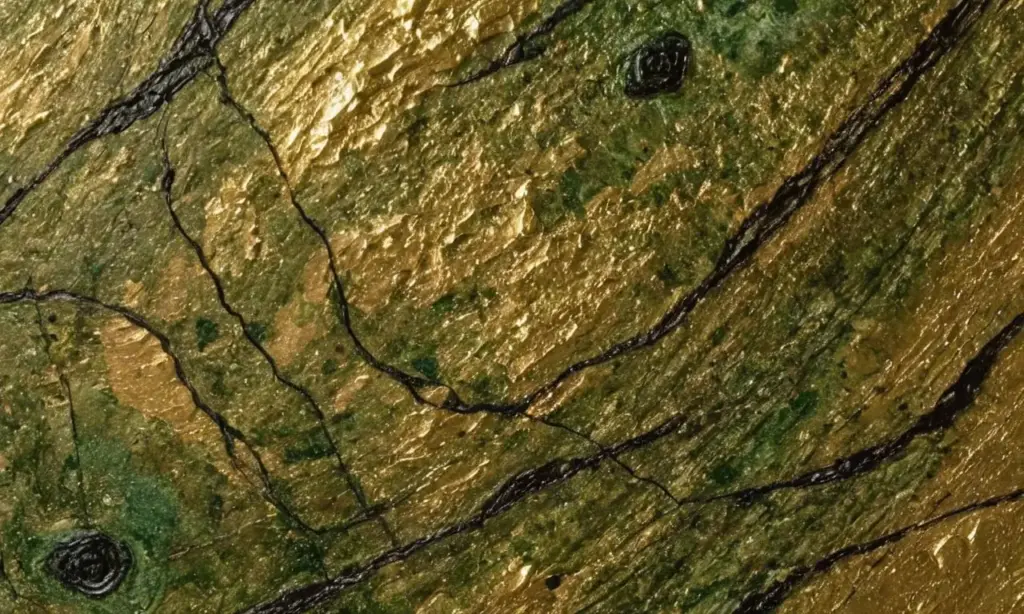Piedra pulida resplandece en armonía natural