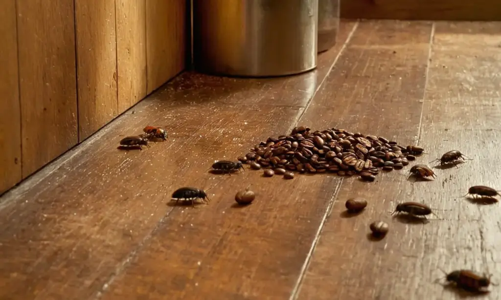 Cocina oscura llena de vida y detalles