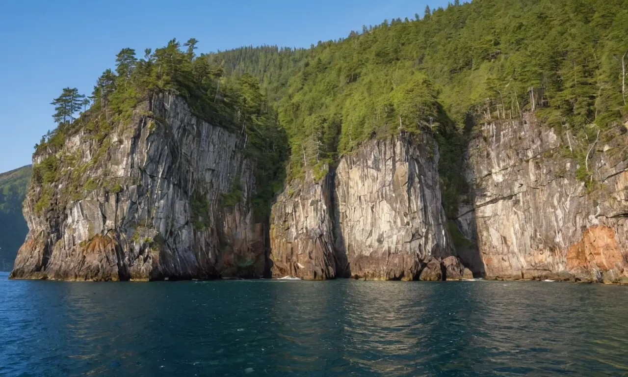 Impresionantes acantilados revelan belleza natural